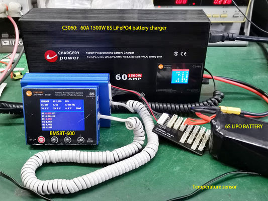 30 فولت 1500 واط التيار القابل للتعديل لجهد الجهد محول شاحن البطارية SMPS 1S 4S 8S 60A
