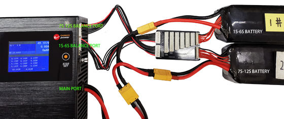 LiFe Pb NMC LiTO Lipo شاحن بطارية 1S-12S 40A