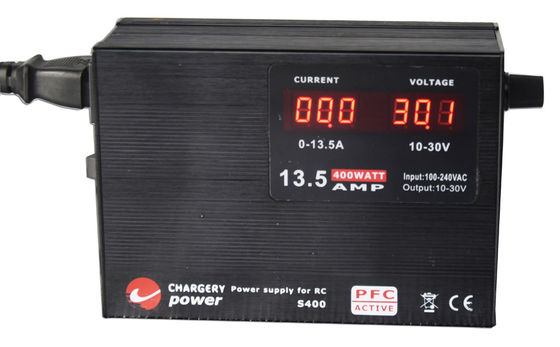 شاحن هليكوبتر RC مبرمج شاحن بطارية SMPS 13A 30V 400W