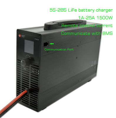 شاحن بطارية الليثيوم القابل لإعادة الشحن LFP Lifepo4 C10325 5S إلى 28S 102.2V