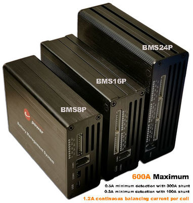 نظام إدارة بطارية الليثيوم LTO NMC BMS 24S 18S 100A 300A 600A
