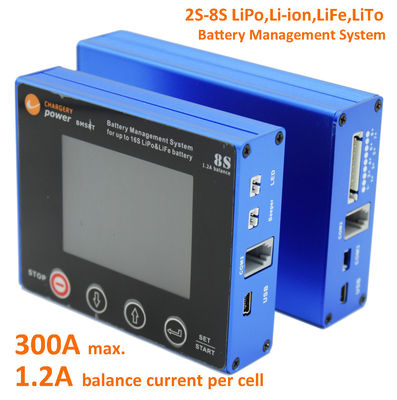 نظام إدارة بطارية الليثيوم عالية الجهد BMS 4S 6S 8S 300A