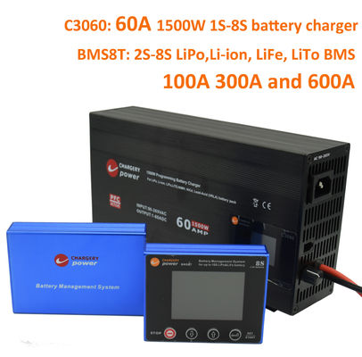 OEM NMC Lifepo4 نظام إدارة البطارية BMS 4S 6S 600A الجهد العالي