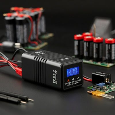 6S 3s 4s شاحن بطارية ليبو مع شاشة LCD 5W OEM